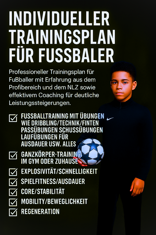 Individueller Fußball-Trainingsplan (Komplett Paket)
